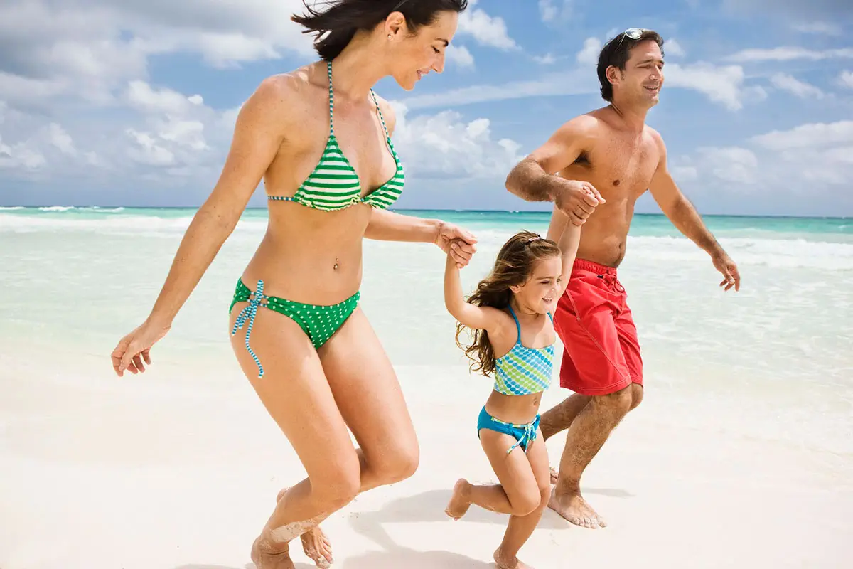 Family At The Beach